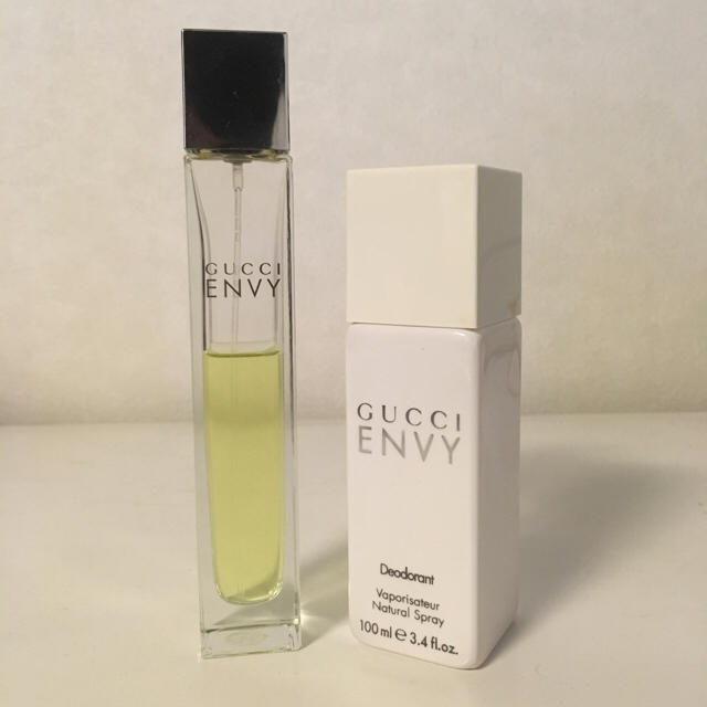 Gucci(グッチ)の【GUCCI】ENVY 香水50ml ＆ Deodorant 100ml コスメ/美容の香水(香水(女性用))の商品写真