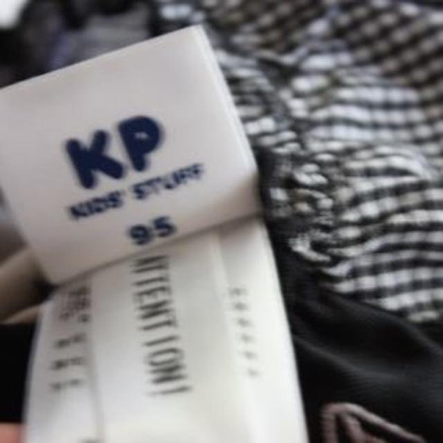 KP(ニットプランナー)の未着用★KP チェック柄 リボン ワンピース 水着 85・90・95  キッズ/ベビー/マタニティのキッズ服女の子用(90cm~)(水着)の商品写真