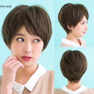 ナバーナウィッグ(NAVANA WIG)の値下げ！ NAVANA WIG グレージュショート(NW2132)(ショートストレート)