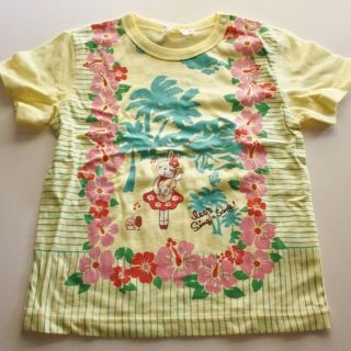 ニットプランナー(KP)の未着用★KP mimi　半袖Tシャツ　ALOHA みみちゃん　90・95(Tシャツ/カットソー)