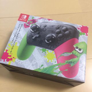 ニンテンドウ(任天堂)のproコントローラ スプラトゥーン(家庭用ゲーム機本体)