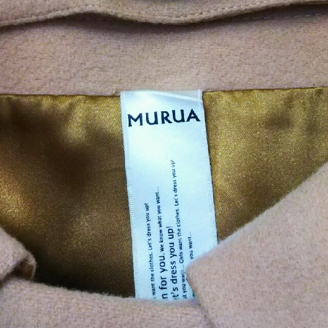 MURUA(ムルーア)のMURUA★コート レディースのジャケット/アウター(ロングコート)の商品写真