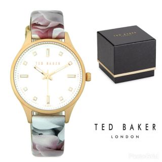 テッドベイカー(TED BAKER)の新品☆TED BAKER テッドベイカー 花柄 ゴールド 時計(腕時計)