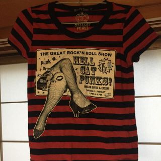 ヘルキャットパンクス(HELLCATPUNKS)のhell cat  punks xs tシャツ(Tシャツ(半袖/袖なし))