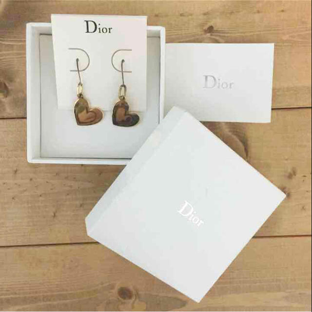 Christian Dior(クリスチャンディオール)のDIOR ディオール ハートゴールドピアス レディースのアクセサリー(ピアス)の商品写真