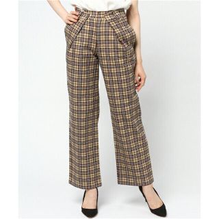 マウジー(moussy)の【今週末までお取置き】VINTAGE PLAID PEMAKE パンツ(カジュアルパンツ)