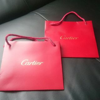 カルティエ(Cartier)の値下げしますー♡♡カルティエショップバッグ2枚セット(ショップ袋)