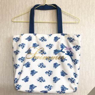 スイマー(SWIMMER)のスイマー 花柄ロゴトート(トートバッグ)