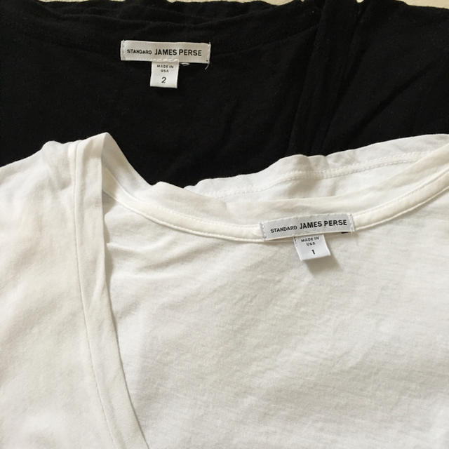 JAMES PERSE(ジェームスパース)のJames Perse Tシャツ2枚セット レディースのトップス(Tシャツ(半袖/袖なし))の商品写真