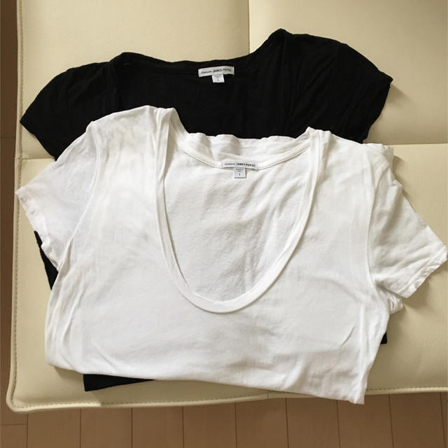 JAMES PERSE(ジェームスパース)のJames Perse Tシャツ2枚セット レディースのトップス(Tシャツ(半袖/袖なし))の商品写真