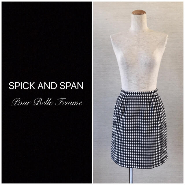 Spick & Span(スピックアンドスパン)の❤️送料込❤️SPICK AND SPAN ギンガムチェックスカート レディースのスカート(ミニスカート)の商品写真