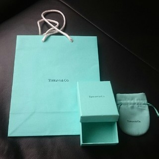 ティファニー(Tiffany & Co.)の値下げー！ティファニーの袋、箱、ショップバッグ3点セット(ショップ袋)
