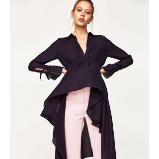 ザラ(ZARA)の入手困難❗️ZARA 新品 タグ付き アシンメトリーチュニック(チュニック)