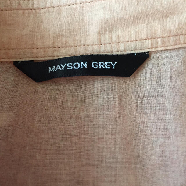 MAYSON GREY(メイソングレイ)のお値下げ☆メイソングレイ シャツ レディースのトップス(シャツ/ブラウス(半袖/袖なし))の商品写真