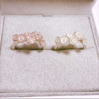 イーエムフルール(e.m. Fleur)のe.m. お花リング 2本セット little emblem agete (リング(指輪))