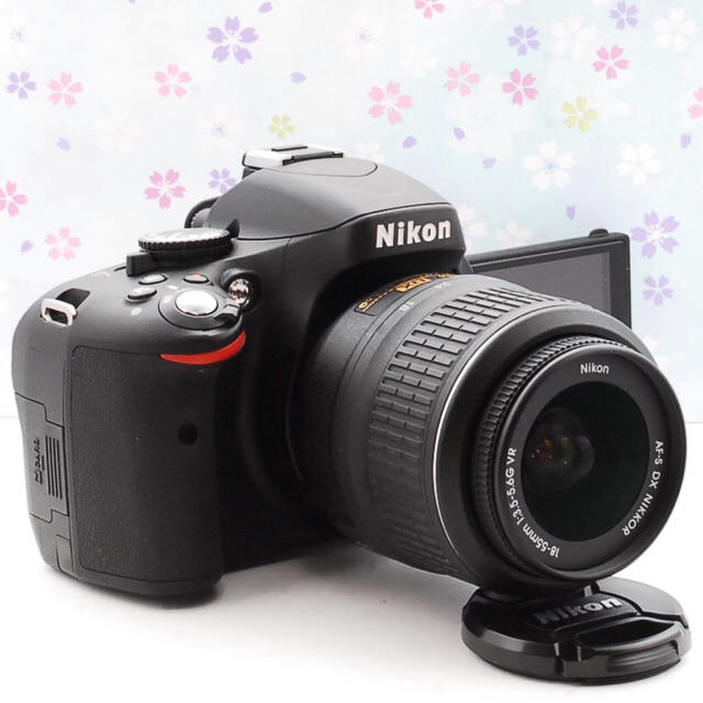 ☆Wi-Fiでスマホへ☆自撮り☆取扱説明書 Nikon D5100 レンズキット