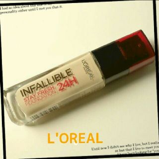 ロレアルパリ(L'Oreal Paris)の新作 L'OREAL インファリブルステイフレッシュファンデーション 115(ファンデーション)