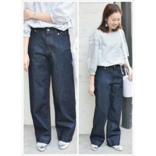 スローブイエナ(SLOBE IENA)のデニムバギーパンツ LE DENIM スローブイエナ(デニム/ジーンズ)