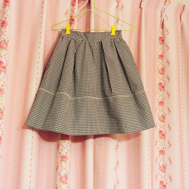SNIDEL(スナイデル)の新品未使用♡タフタギンガムチェックスカート レディースのスカート(ひざ丈スカート)の商品写真