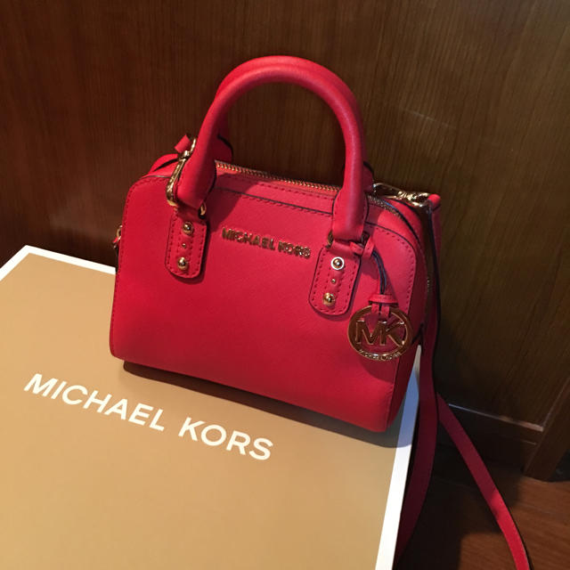 Michael Kors - マイケルコース 2wayバッグ レッド 朱赤 オレンジの通販 by もち's shop｜マイケルコースならラクマ