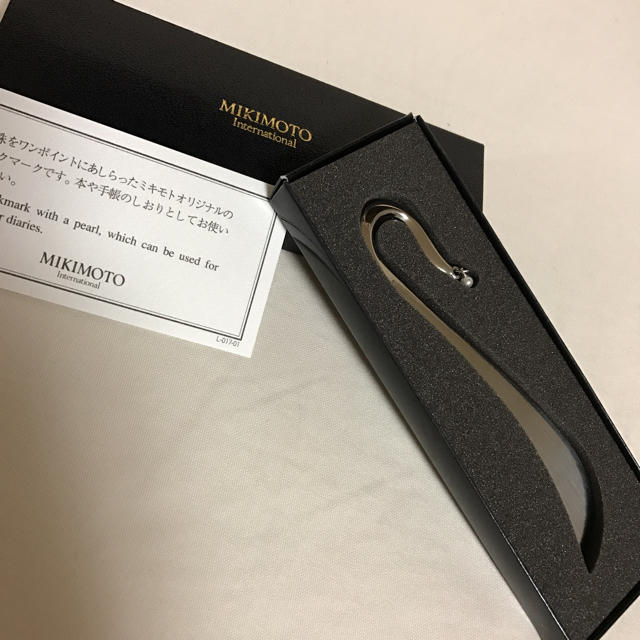 MIKIMOTO(ミキモト)のmikimoto ブックマーカー ハンドメイドの文具/ステーショナリー(しおり/ステッカー)の商品写真