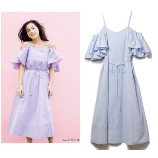 ドロシーズ(DRWCYS)のRei様専用♡DRWCYS 中村アン着 17SS ラッフル キャミワンピース(ロングワンピース/マキシワンピース)