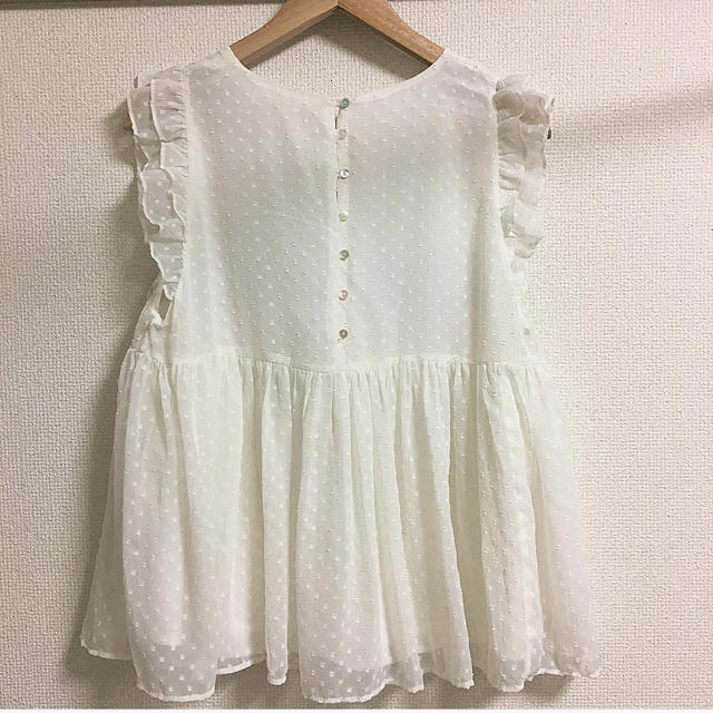 ZARA(ザラ)のZARA 刺繍ブラウス レディースのトップス(シャツ/ブラウス(半袖/袖なし))の商品写真