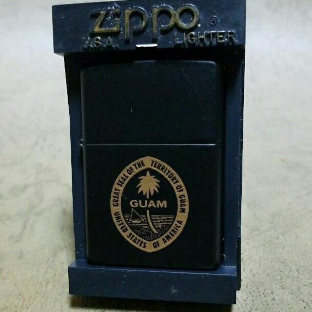 ZIPPO(ジッポー)の新品❤99I'Zippoブラックラッカー❤GUAM U.S.A❤送料無料❤ メンズのファッション小物(タバコグッズ)の商品写真