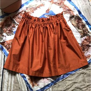 ザラ(ZARA)のZARA* シルクシャンタン風 光沢サークルスカート M ☆(ひざ丈スカート)