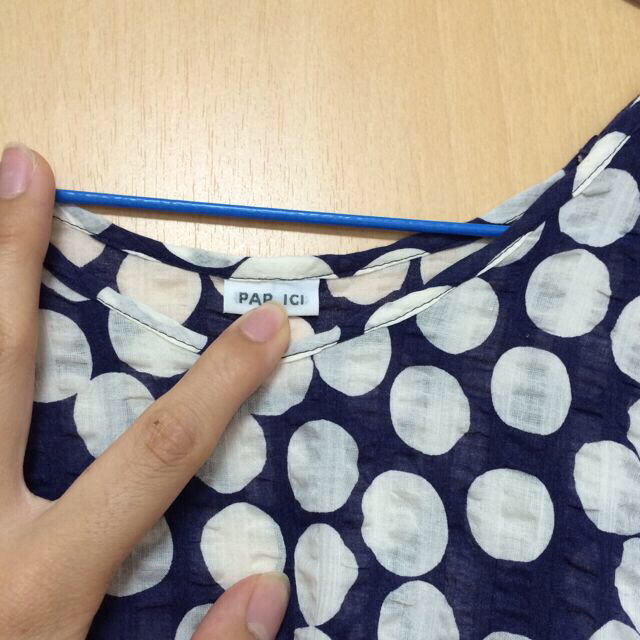 PAR ICI(パーリッシィ)のパーリッシィ水玉カットソー レディースのトップス(Tシャツ(長袖/七分))の商品写真