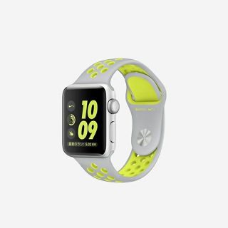 アップルウォッチ(Apple Watch)の新品未開封 アップル ウォッチ ナイキ+ (38MM) シルバー/ボルト(その他)