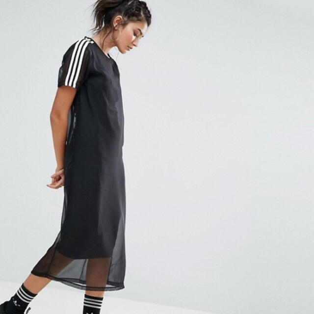 adidas(アディダス)の【新品未使用】adidas★メッシュワンピース レディースのワンピース(ひざ丈ワンピース)の商品写真