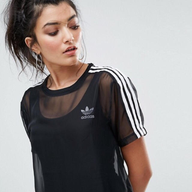 adidas(アディダス)の【新品未使用】adidas★メッシュワンピース レディースのワンピース(ひざ丈ワンピース)の商品写真