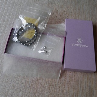 ユミカツラ(YUMI KATSURA)の桂由美ブランドのネックレスとイヤリングセット(ネックレス)