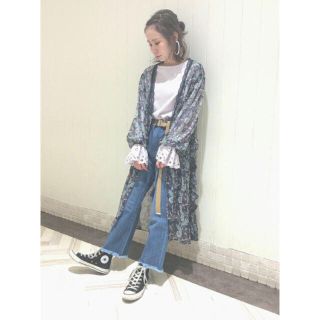 ダブルクローゼット(w closet)のダブルクローゼットのワイドパンツ(デニム/ジーンズ)