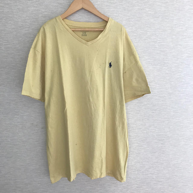 POLO RALPH LAUREN(ポロラルフローレン)のUSA古着 VネックTシャツ【L】ラルフローレン メンズのトップス(Tシャツ/カットソー(半袖/袖なし))の商品写真