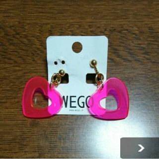 ウィゴー(WEGO)のWEGOハートイヤリング(イヤリング)