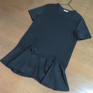 ザラ(ZARA)の最終値下げ ZARA ワンピース 黒(ミニワンピース)