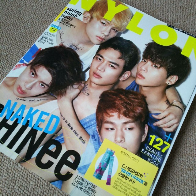 SHINee ロングインタビュー NYLON KOREA 2013年3月号 エンタメ/ホビーの雑誌(アート/エンタメ/ホビー)の商品写真