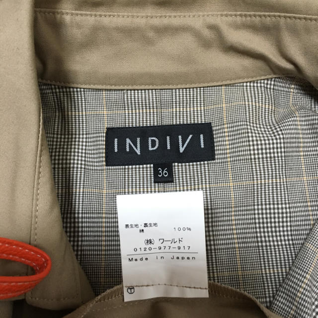 INDIVI(インディヴィ)のINDIVI ポンチョ風コート レディースのジャケット/アウター(トレンチコート)の商品写真