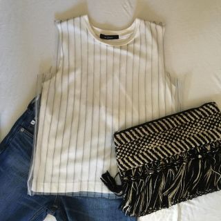 ダブルクローゼット(w closet)のストライプ♡トップス♡(シャツ/ブラウス(半袖/袖なし))