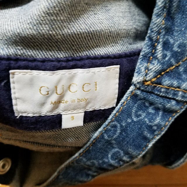 Gucci(グッチ)のGUCCI 子供服 デニムジャンパースカート キッズ/ベビー/マタニティのキッズ服女の子用(90cm~)(スカート)の商品写真