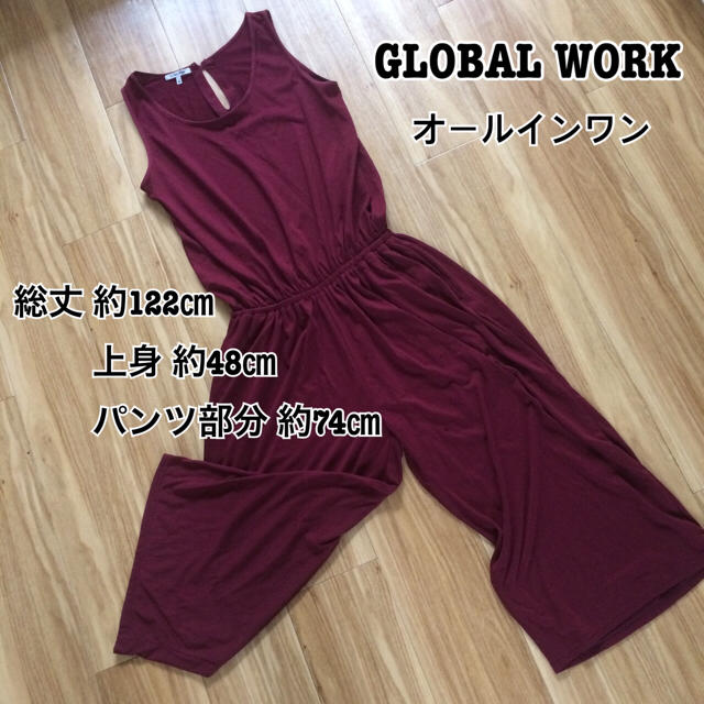 GLOBAL WORK(グローバルワーク)のGLOBAL WORK⋆カットオールインワン レディースのパンツ(オールインワン)の商品写真