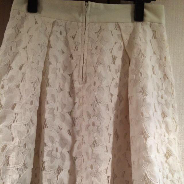 MISCH MASCH(ミッシュマッシュ)の白レーススカート❤️ミッシュマッシュ レディースのスカート(ひざ丈スカート)の商品写真
