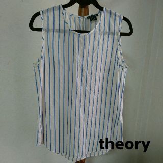 セオリー(theory)のtheory ノースリーブシャツ(シャツ/ブラウス(半袖/袖なし))