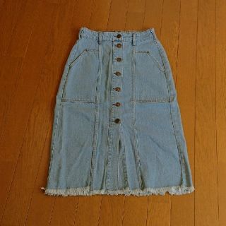 ザラ(ZARA)のZARA デニムスカート(ひざ丈スカート)