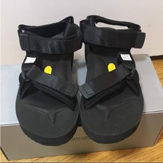 スイコック(suicoke)ののん様専用【美品】SUICOKE サンダル 黒 US7(サンダル)