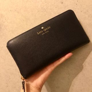 ケイトスペードニューヨーク(kate spade new york)のケイトスペード ネイビー長財布(財布)