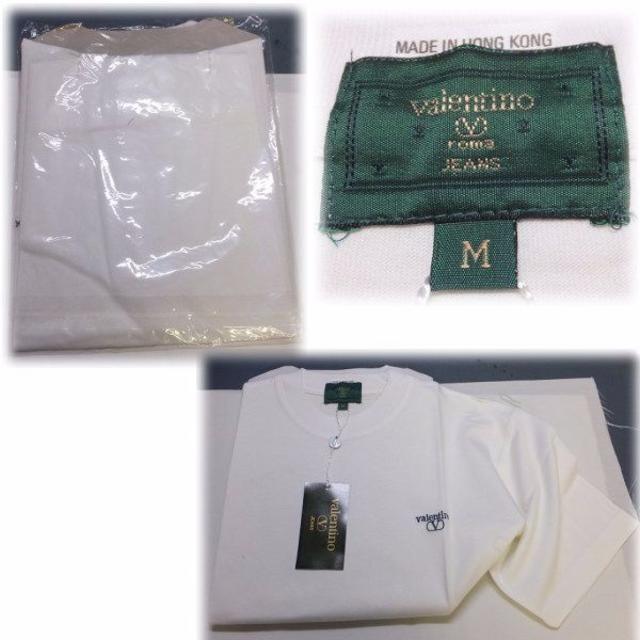 VALENTINO(ヴァレンティノ)の新品 ヴァレンティノ 半袖 Tシャツ 白 実売約2万円 丸首 メンズのトップス(Tシャツ/カットソー(半袖/袖なし))の商品写真