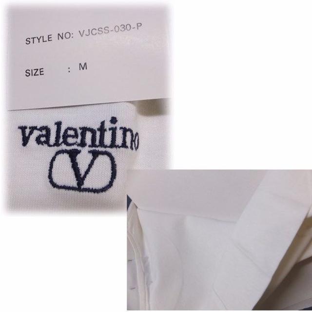 VALENTINO(ヴァレンティノ)の新品 ヴァレンティノ 半袖 Tシャツ 白 実売約2万円 丸首 メンズのトップス(Tシャツ/カットソー(半袖/袖なし))の商品写真